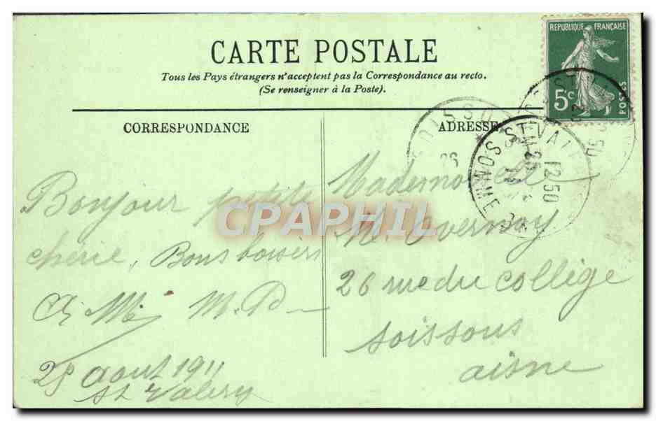 Type de Matelote — L.L. — n°3006 — Reverso
