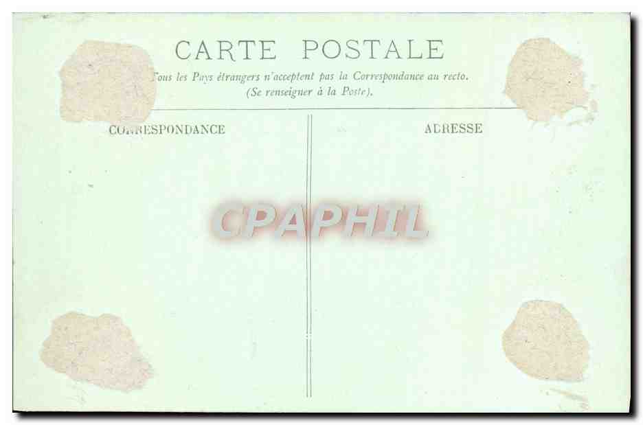 CPA Chantilly La porte Saint Denis — Back