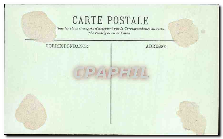 CPA Chantilly Le Chateau L'Entree Et Le Pont Levis — Rückseite