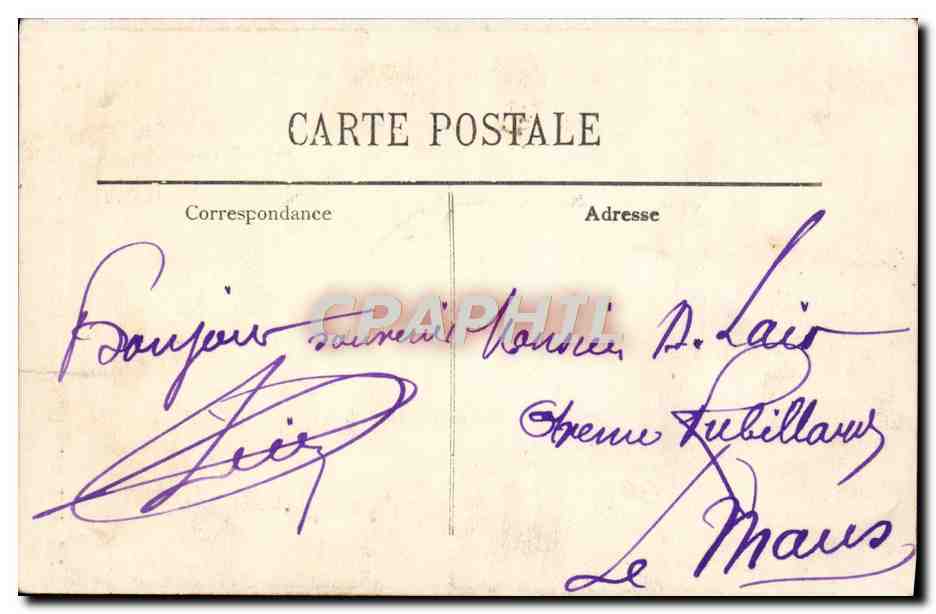 CPA Environs De Cauterets Le pont D'Espagne — Rückseite