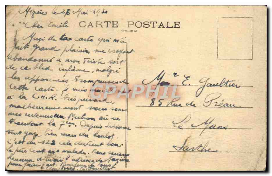 CPA Vallee De La Meuse Chateau Regnault Roches Des 4 Fils Aymon — Rückseite
