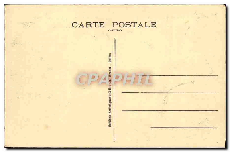 CPA La Butte De Souain Militaria — Rückseite