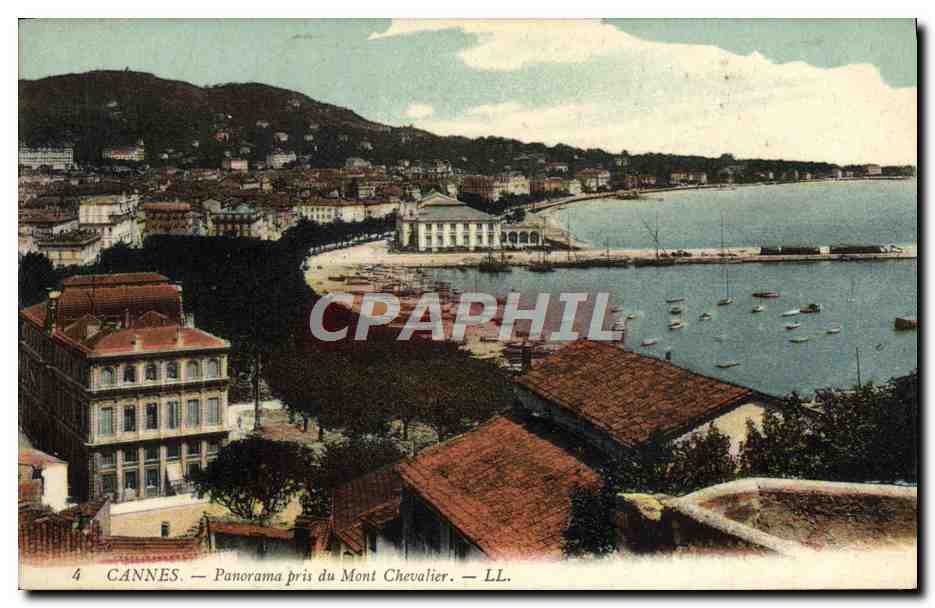 CPA Cannes Panorama Pris Du Mont Chevalier