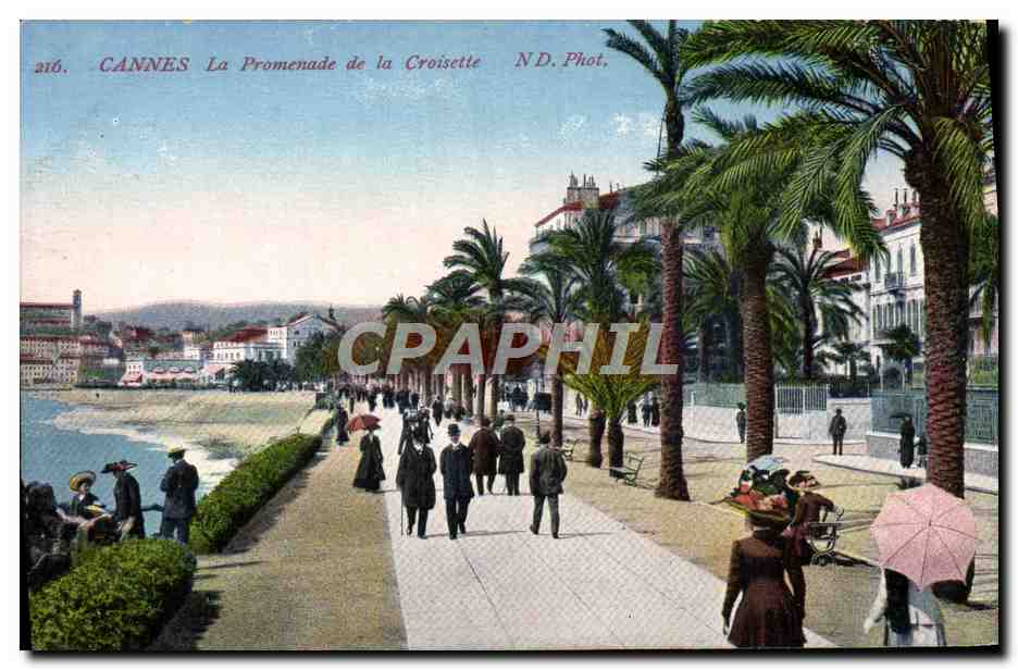 CPA Cannes La Promenade De La Croisette