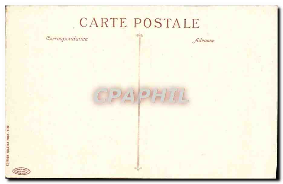 CPA Cannes Vue Generale Le Cours — Verso
