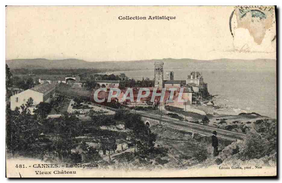 CPA Cannes La Napoule Vieux Chateau
