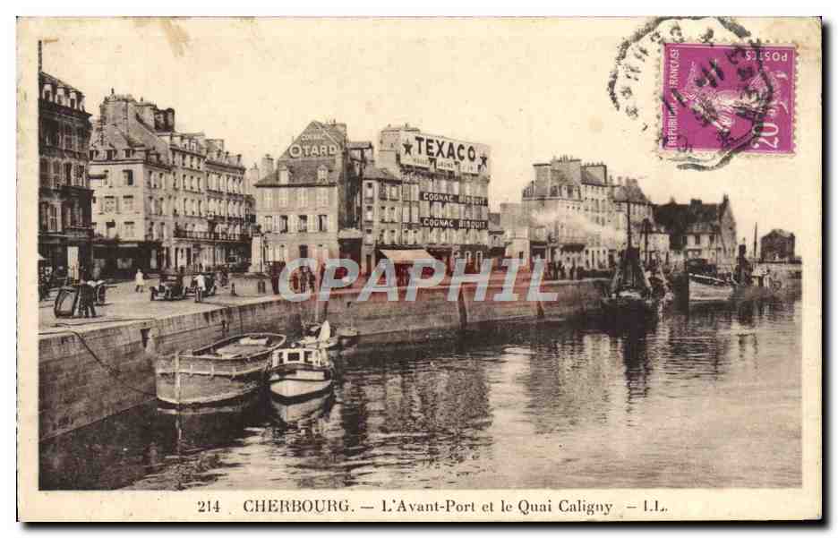 Cherbourg — L'Avant-Port und Quai Caligny — I.L. — n°214