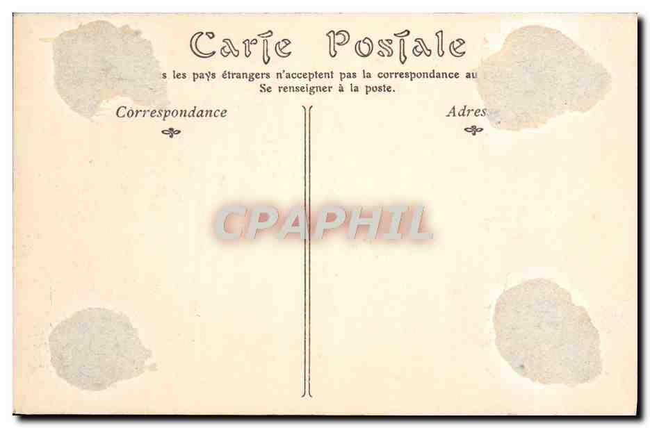 Château de CHANTILLY — La Salle des Singes — Veuve ROBINEAU, Libraire — Rückseite