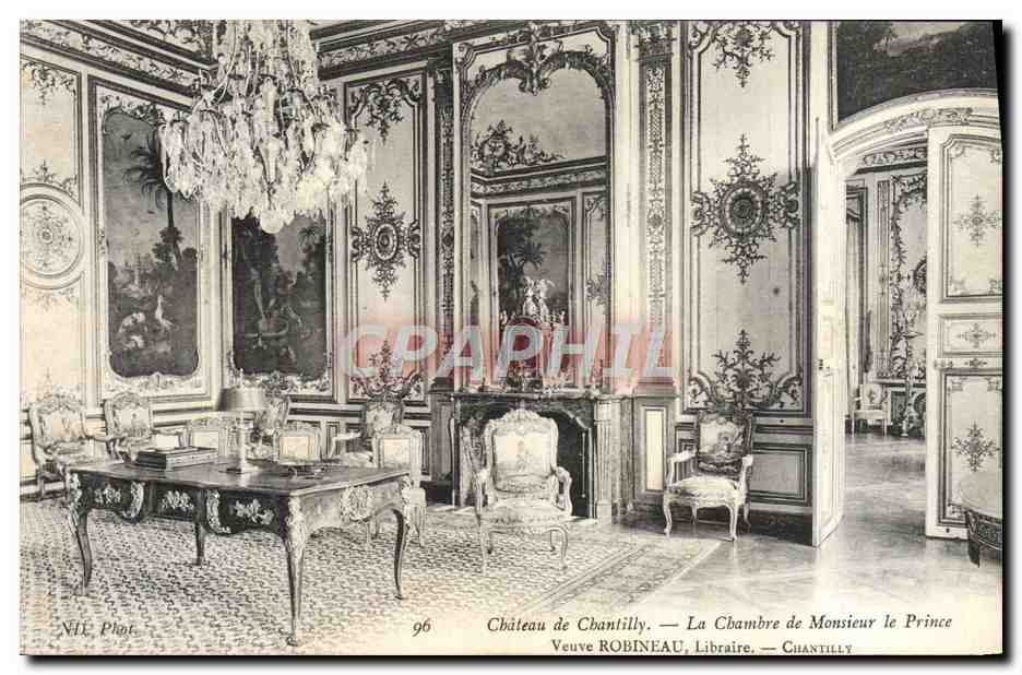 CPA Chateau De Chantilly La Chambre De Monsieur Le Prince