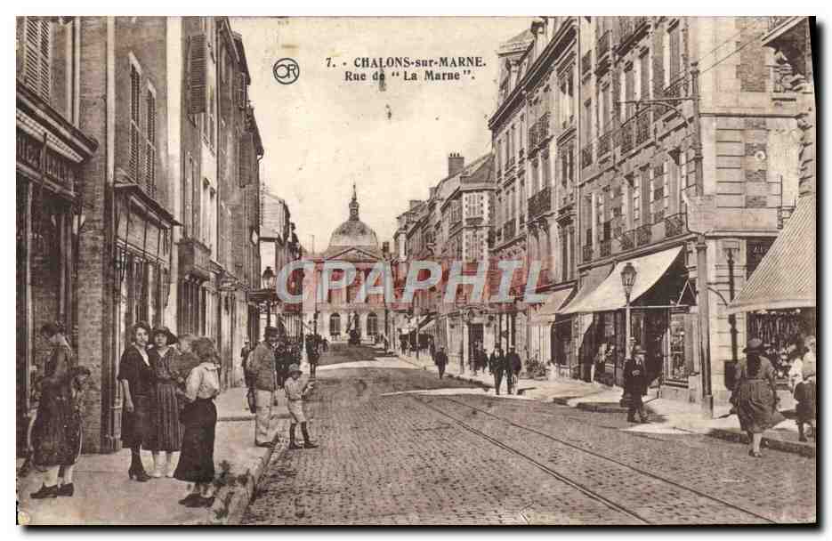 Châlons-sur-Marne — Rue de La Marne — éditeur CR, n°7