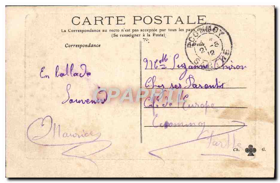 Marine de Guerre française - "Le Magenta" — 18. Éditeur non visible — Verso