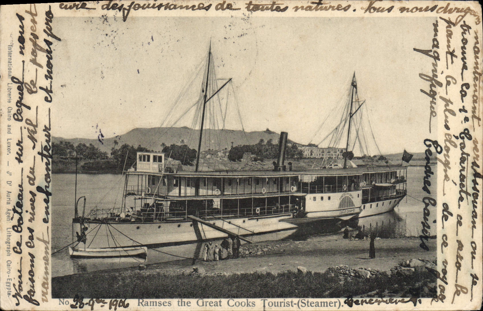 CPA Ramses The Great Cooks Tourist Steamer Egypte Egypte