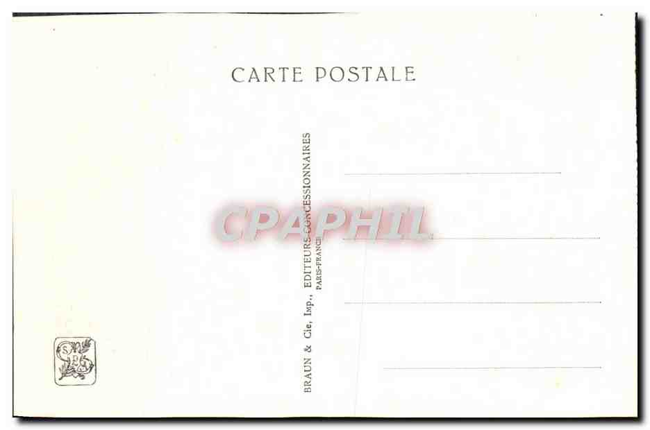 CPA Exposition Coloniale Internationale Paris 1931 Jardin du Congo Belge Pavillon des Transports — Verso