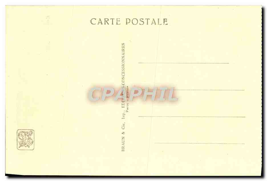 CPA Exposition Coloniale Internationale Paris 1931 Jardin du Congo Belge Pavillon des Transports — Verso