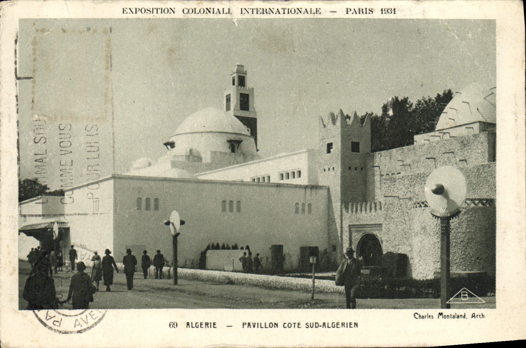 CPA Exposition Coloniale Internationale Paris 1931 Algerie Pavillon Cote Sud Algerien