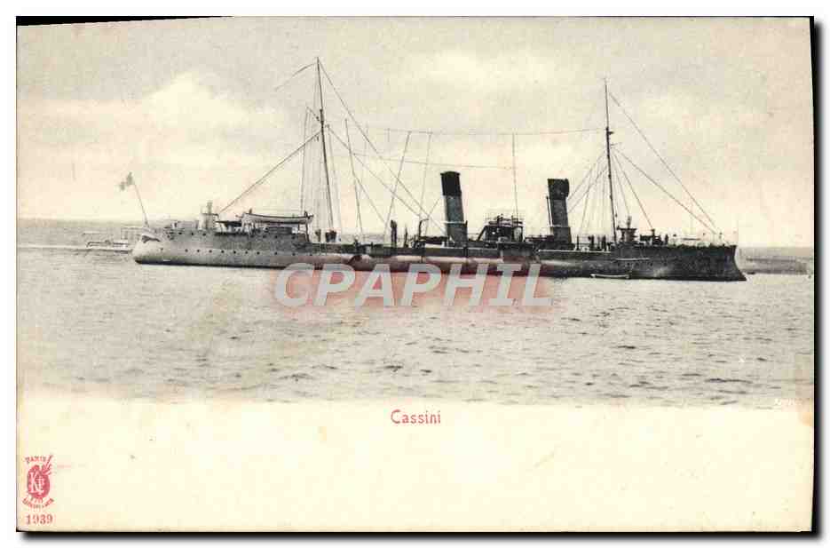 CPA Bateau Cassini 