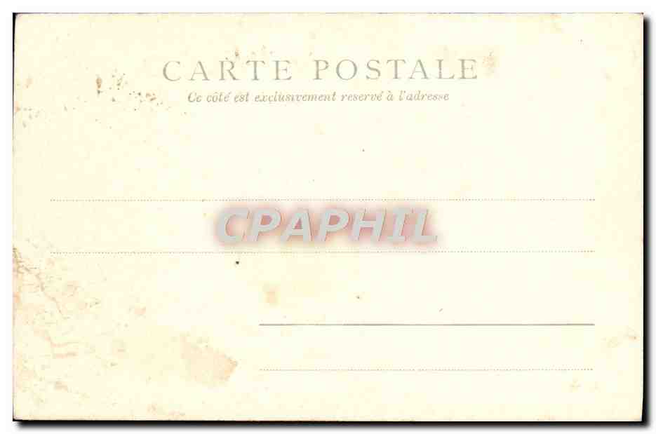 CPA Bateau Amiral Charner — Verso