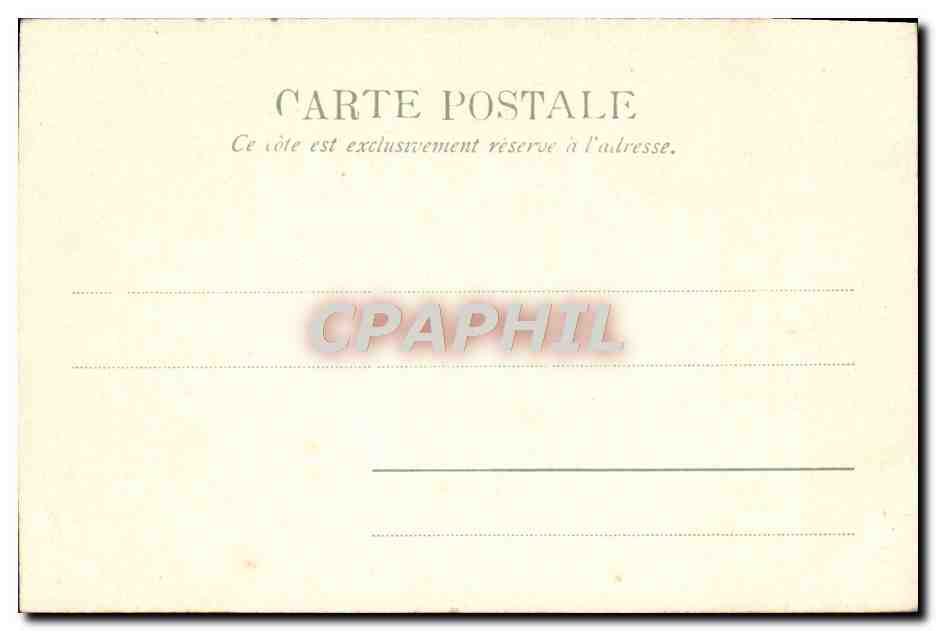 CPA Bateau DAvoust — Verso