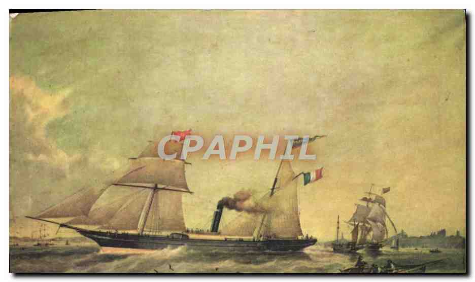 CPA Paris Navire en fer de la Compagnie Generale Maritime