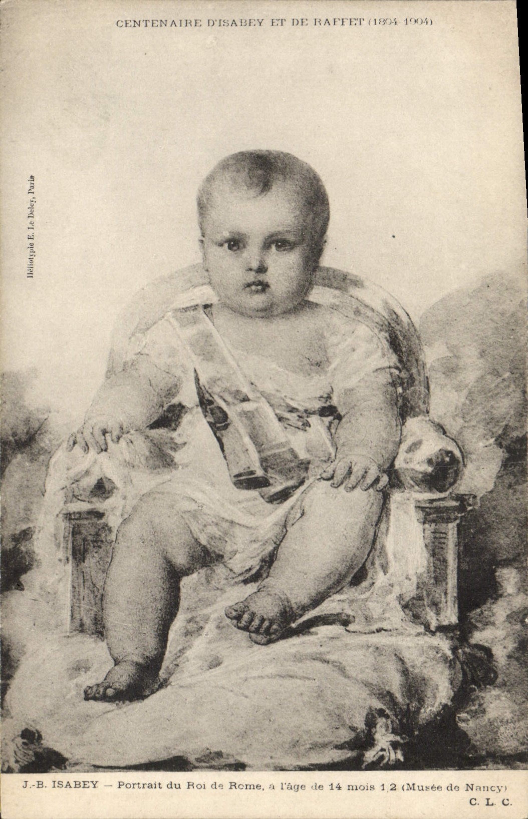 Portrait du Roi de Rome — J.-B. Isabey — Musée de Nancy — Bibliotype E. Le Dabey, Paris