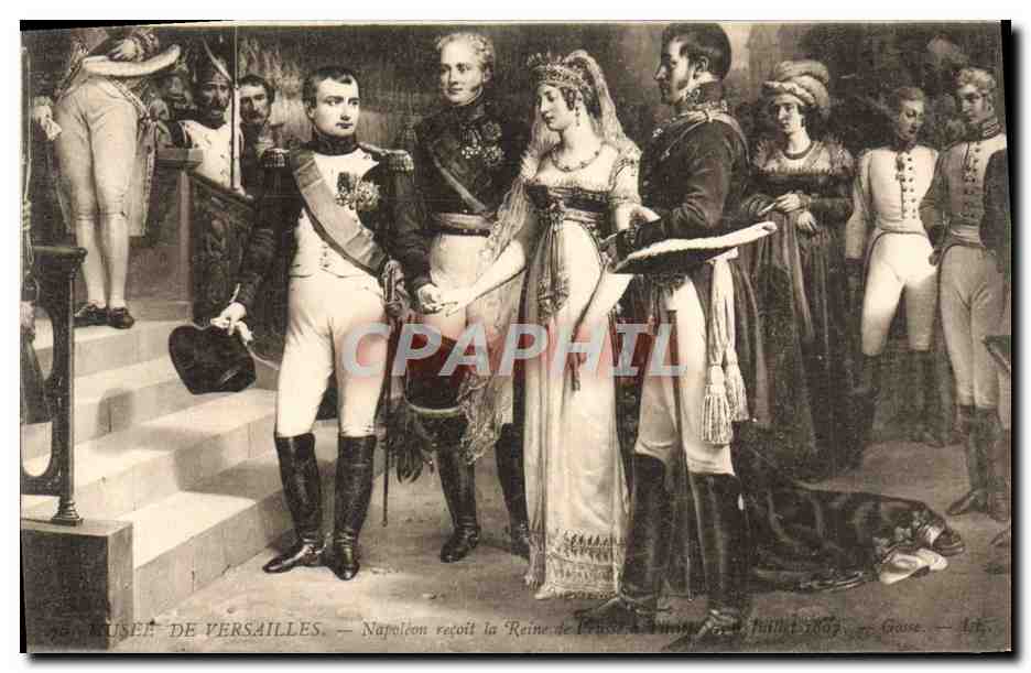 CPA Musee de Versailles Napoleon recoit la reine de Prusse 