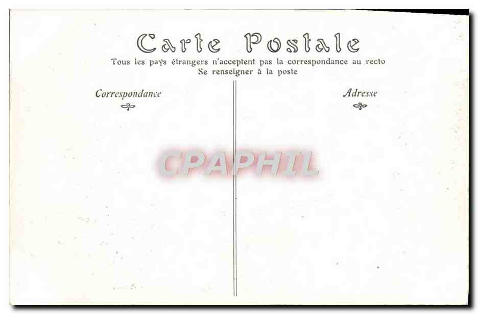 CPA Salon de 1899 L'examen de sortie de Saint Cyr en 1813 Napoleon 1er — Verso