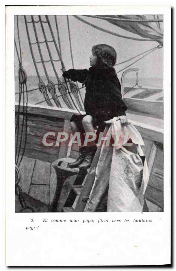 CPA Fantaisie Enfant L'enfant du marin