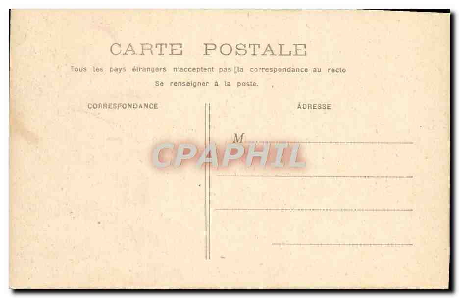 Jeune femme en chapeau fleuri — Parisiana — Débierre — Verso