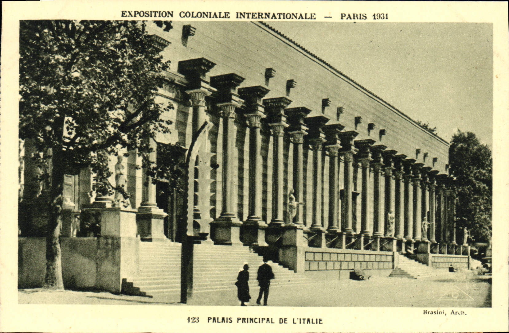 CPA Paris Exposition coloniale internationale 1931 Palais principal de l'Italie