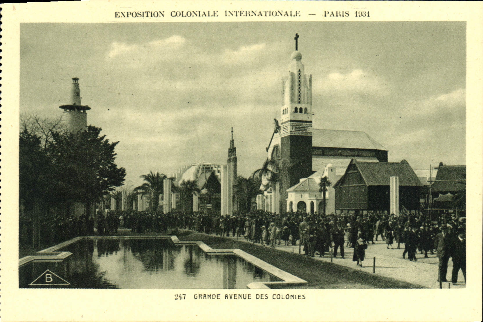 CPA Paris Exposition coloniale internationale 1931 Grande avenue des colonies