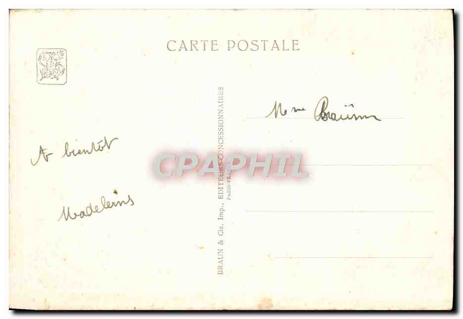 CPA Paris Exposition coloniale internationale 1931 Section tunisienne Vue sur la place publique Le cafe maure — Verso