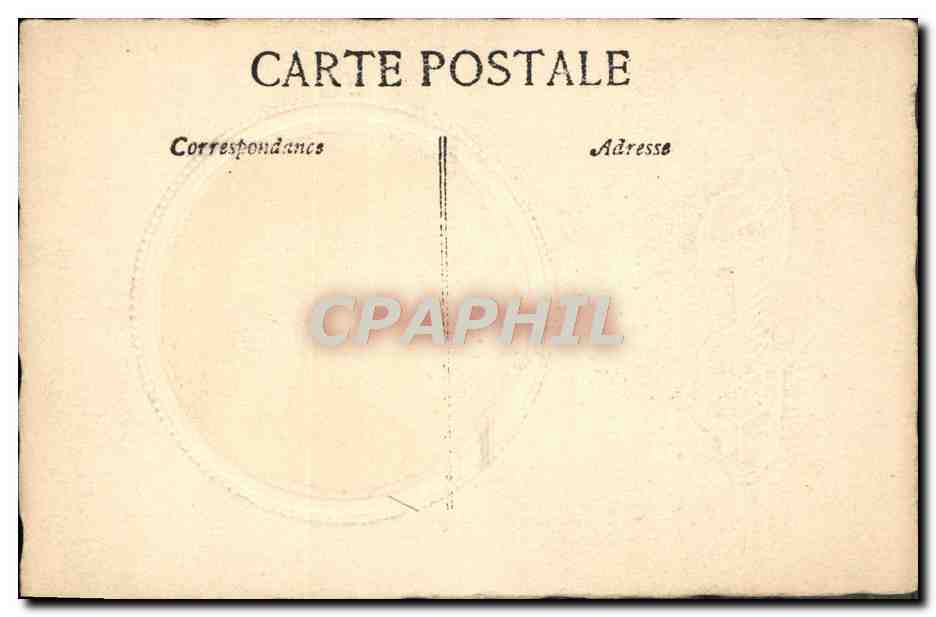 CPA Fantaisie Femme — Rückseite