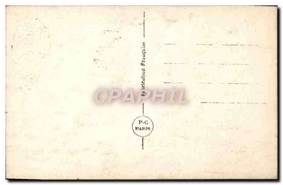 CPA Fantaisie Enfants Oeuf Paques — Verso
