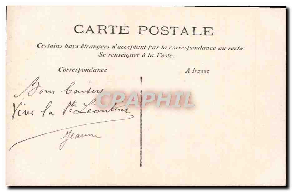CPA Fantaisie Ange Enfant — Rückseite