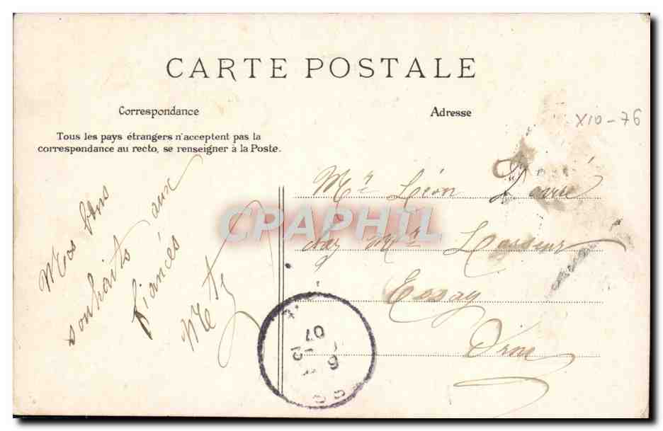 CPA Sur le vif Folklore Peintre  — Verso