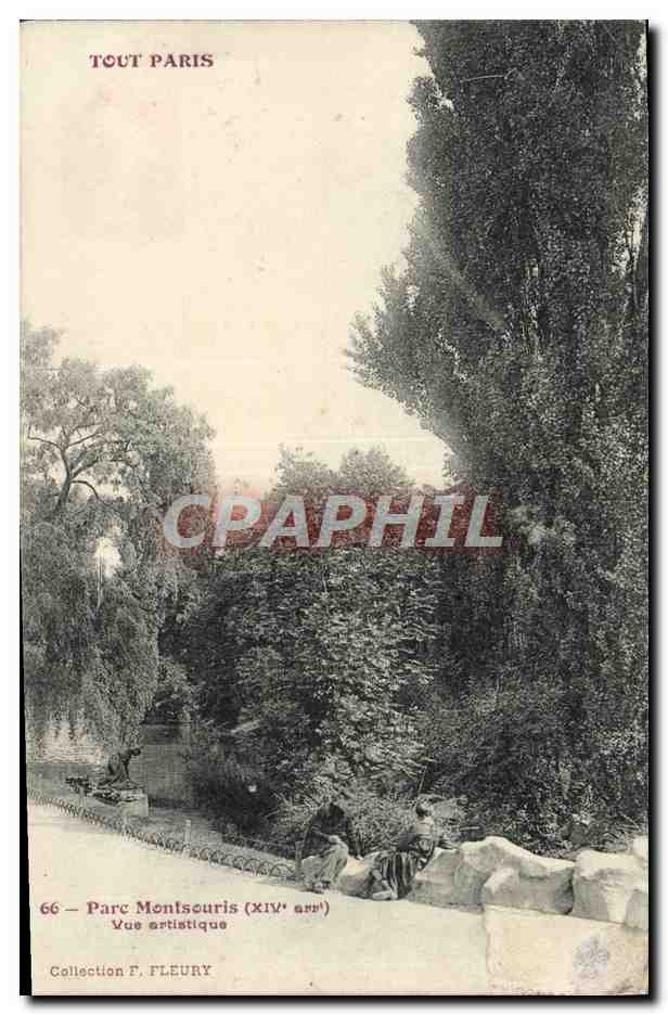 CPA Paris Montsouris Vue artistique