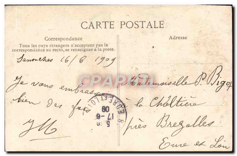 CPA Fantaisie Femmes — Rückseite