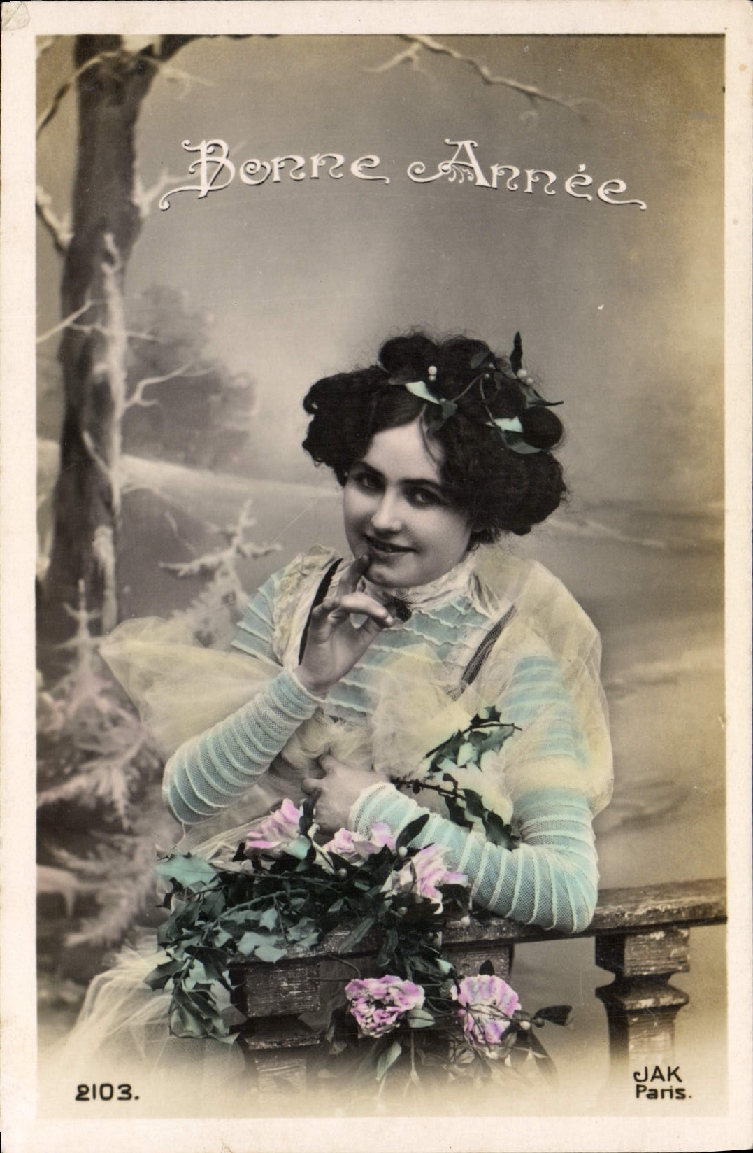 CPA Fantaisie Femme 