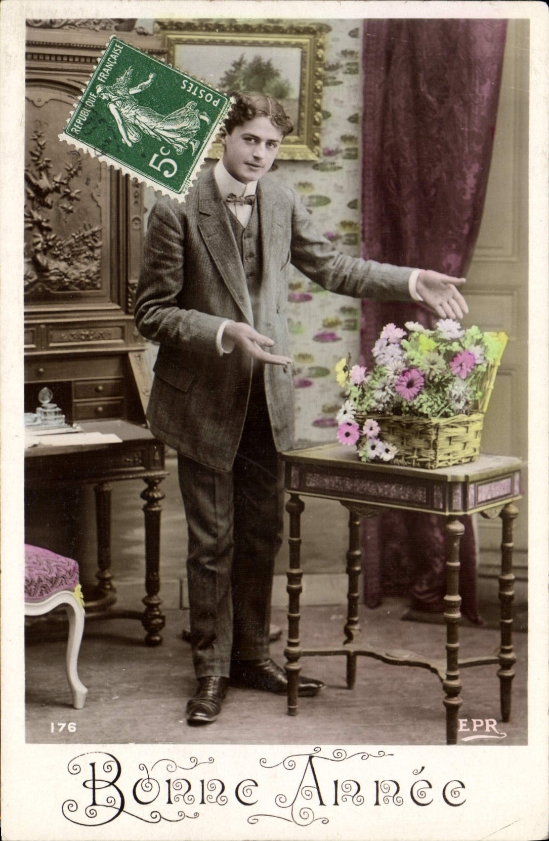 CPA Fantaisie Homme 