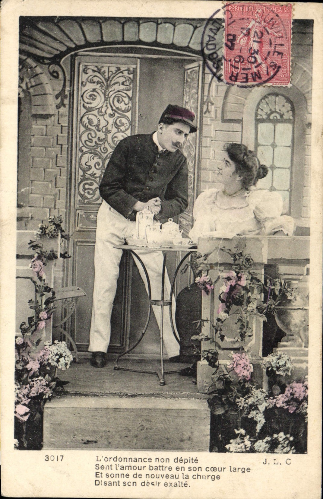 CPA Fantaisie Femme