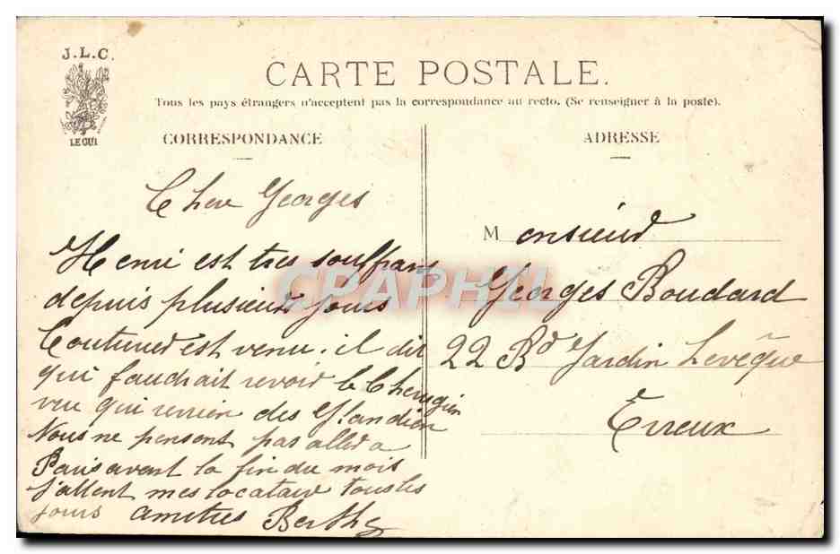 CPA Fantaisie Femme — Reverso