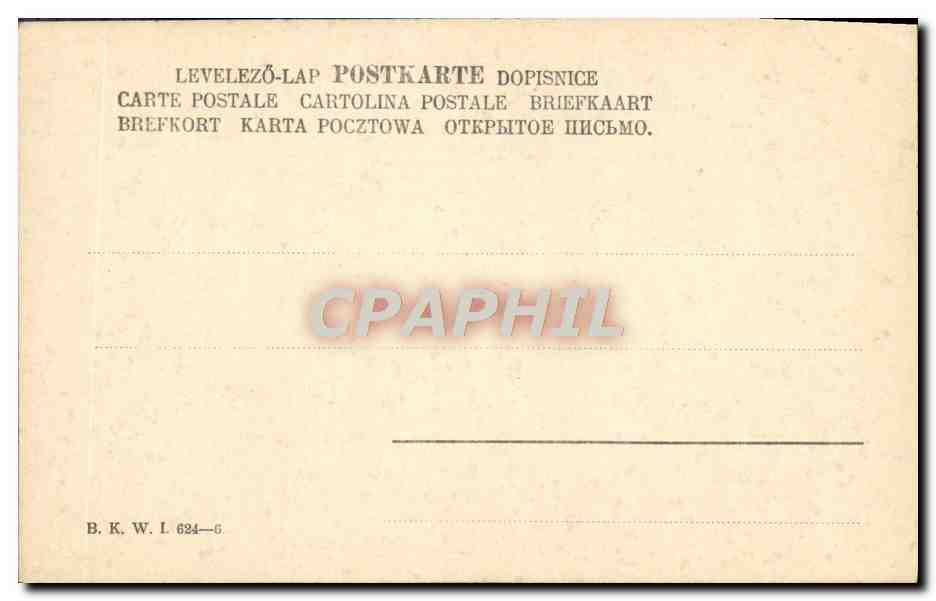 CPA Fantaisie Enfants — Verso