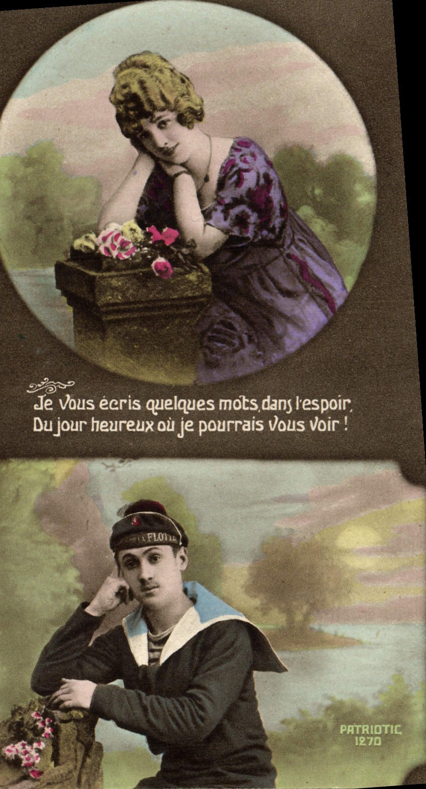 Je Vous écris quelques mots dans l'espoir — Patriotic 1270 — éditeur Patriotic