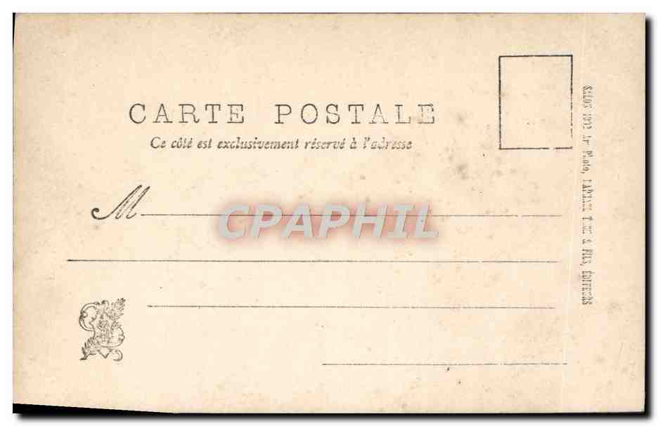 S. IV. CARO-DELVAILLE. LA BELLE FILLE — Salon 1902 — Éditeur : SALON 1902, PARIS — Rückseite