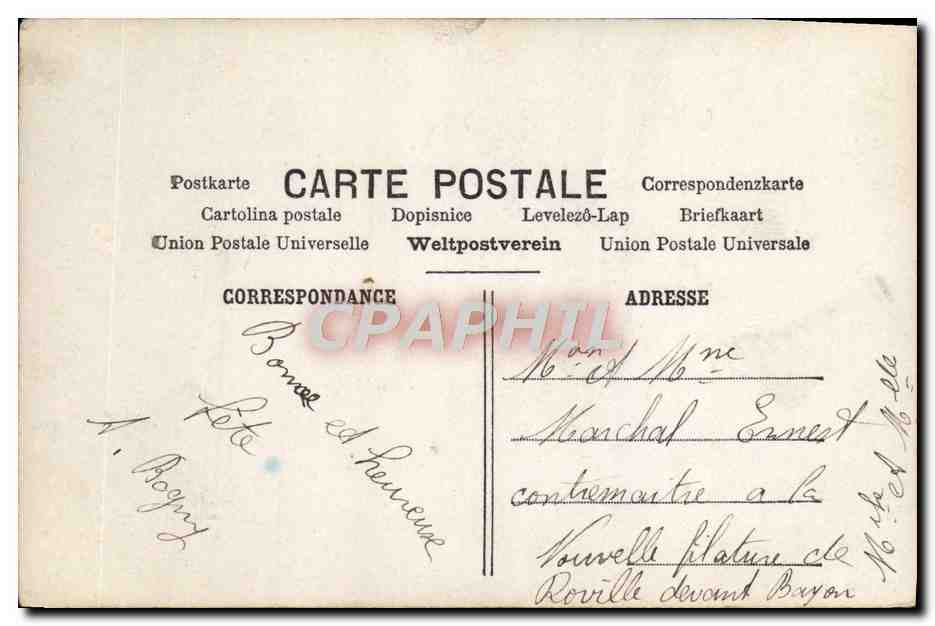Femme souriante offrant un bouquet — Paris — éditeur Paris, n° 345 — Verso