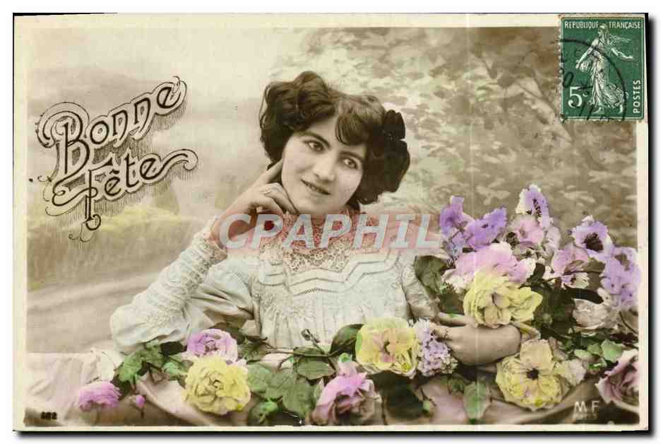 CPA Fantaisie Femme