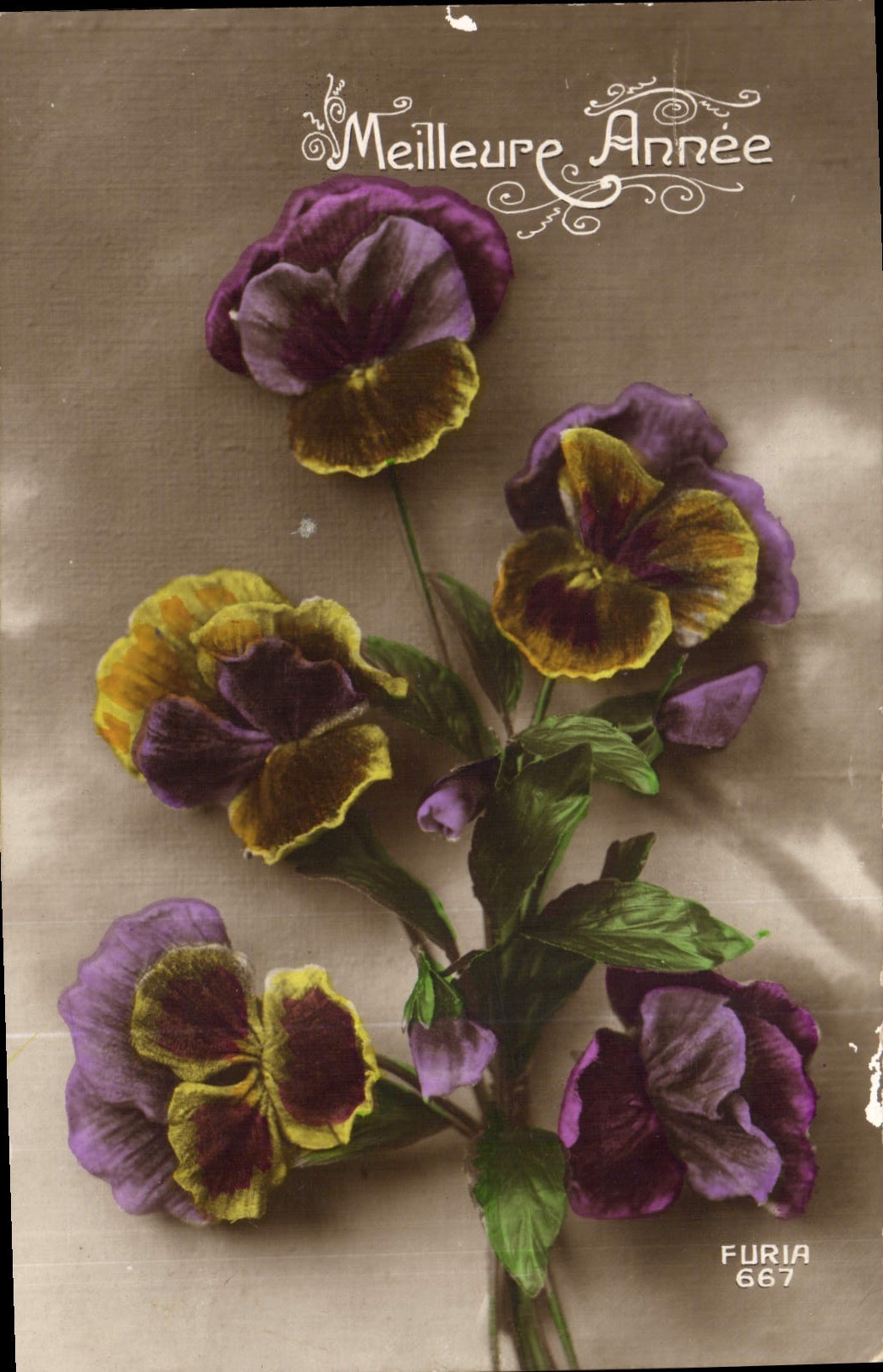 CPA Fantaisie Fleurs