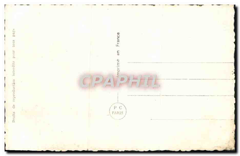 Junges Liebespaar — Sammler-Karte — PC Paris n° 5619/a — Rückseite