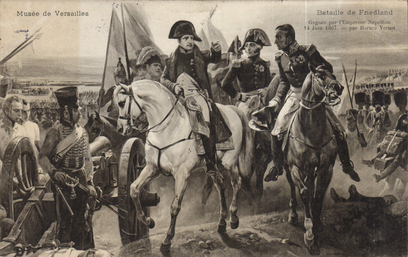 CPA Militaria Musee de Versailles Bataille de Friedland Napoleon 1er