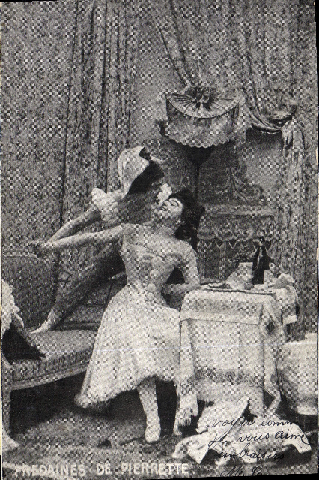 Fredaines de Pierrette — scena teatrale — editore sconosciuto, numero di serie non visibile